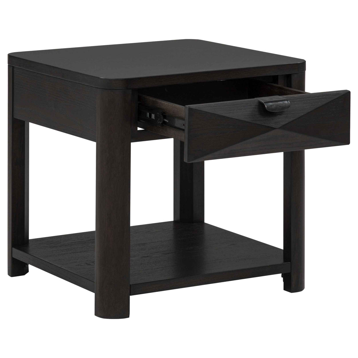 Marcelo Coffee Wood End Table with Drawer and Shelf by Coaster at Eve Furniture