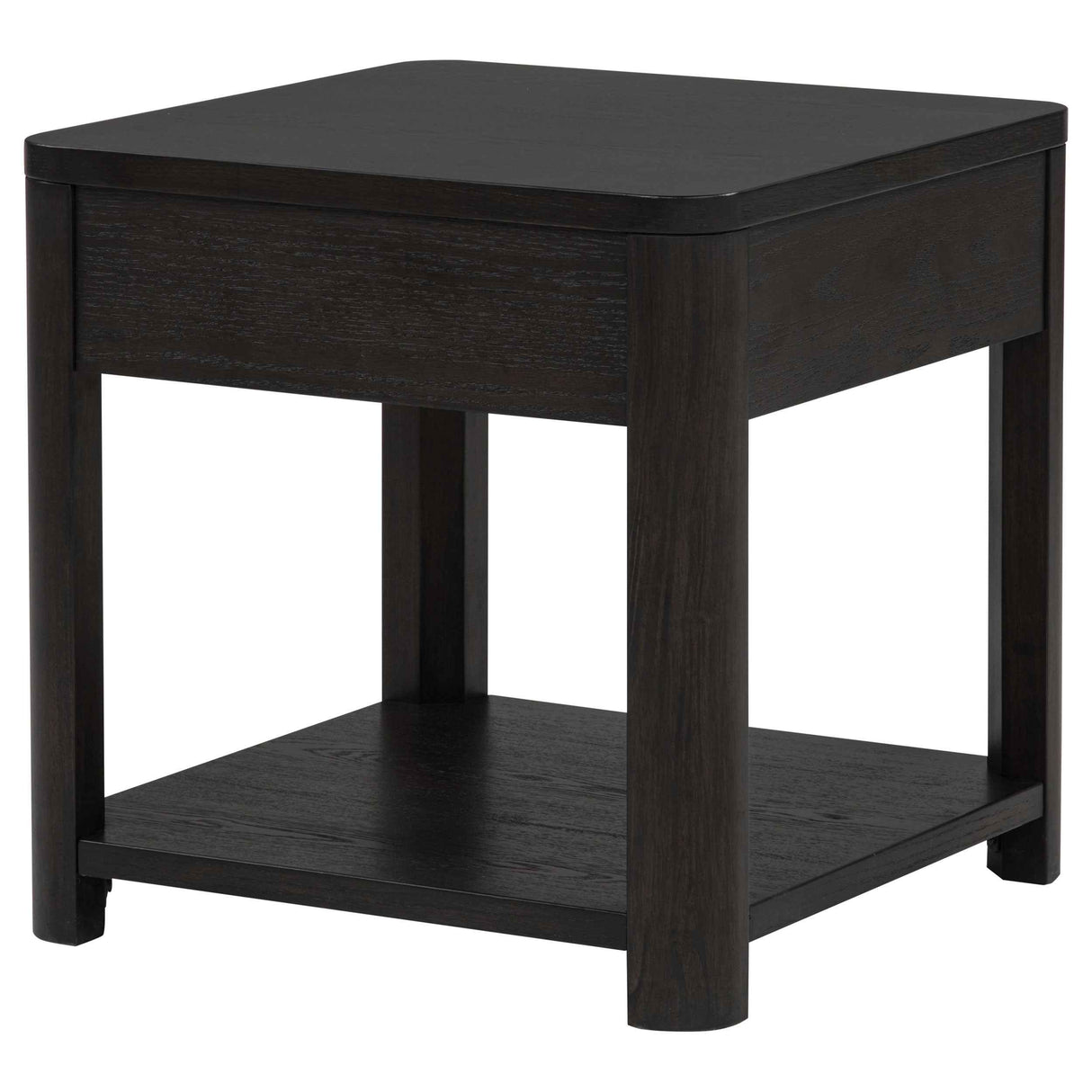 Marcelo Coffee Wood End Table with Drawer and Shelf by Coaster at Eve Furniture