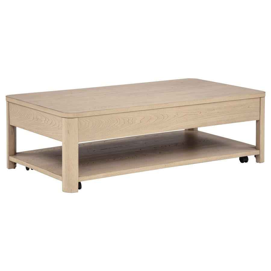 Marcelo Light Elm 2-piece Coffee Table Set with Storage by Coaster at Eve Furniture