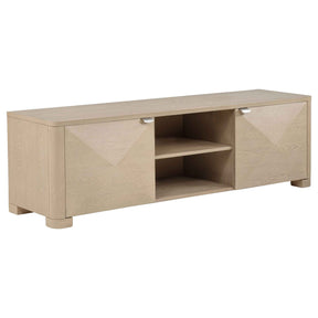 Marcelo Light Elm 71-inch TV Stand Media Console by Coaster at Eve Furniture