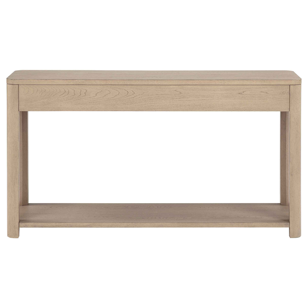 Marcelo Light Elm Sofa Console Table with 2 Drawers and Shelf by Coaster at Eve Furniture