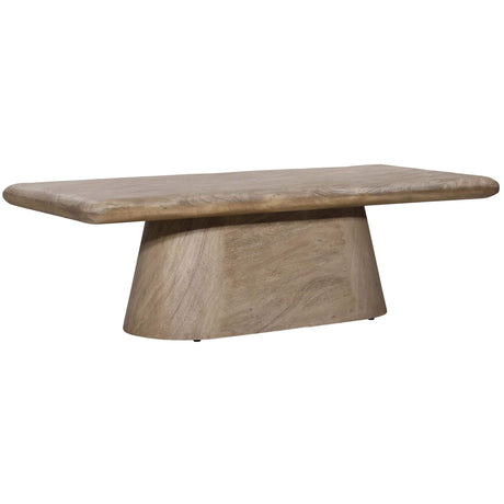 Marci Coffee Table, Natural by Dovetail at Eve Furniture