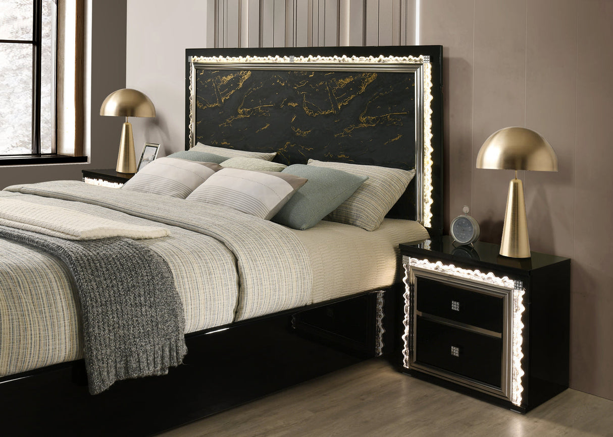 Marco Black Bedroom Set by New Era Innovations at Eve Furniture