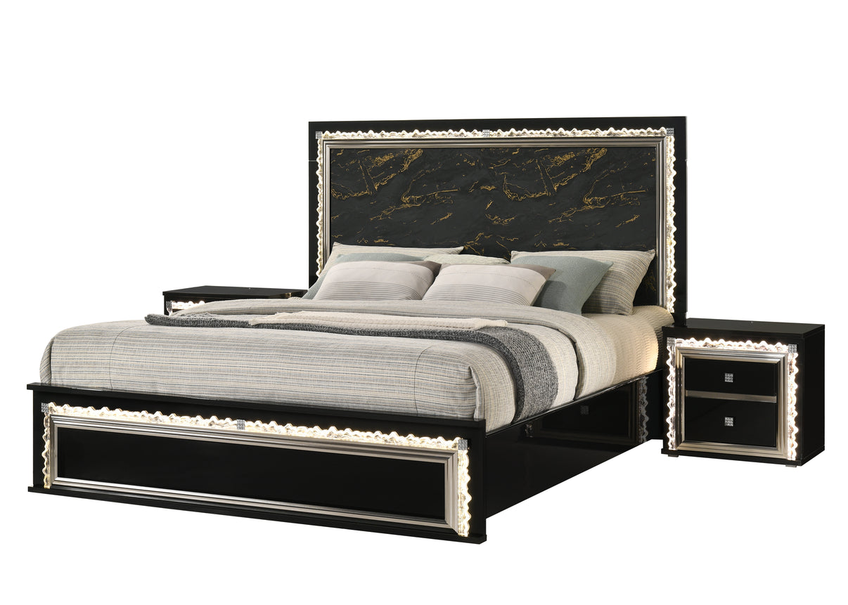 Marco Black Bedroom Set by New Era Innovations at Eve Furniture