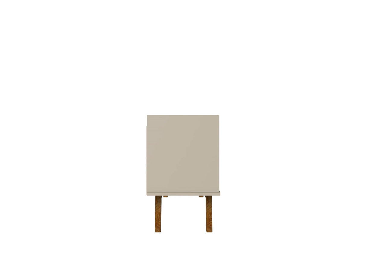 Marcus 53.14 TV Stand in Greige and Nature by Manhattan Comfort at Eve Furniture