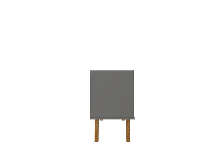 Marcus 53.14 TV Stand in Grey and Nature by Manhattan Comfort at Eve Furniture