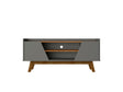 Marcus 53.14 TV Stand in Grey and Nature by Manhattan Comfort at Eve Furniture
