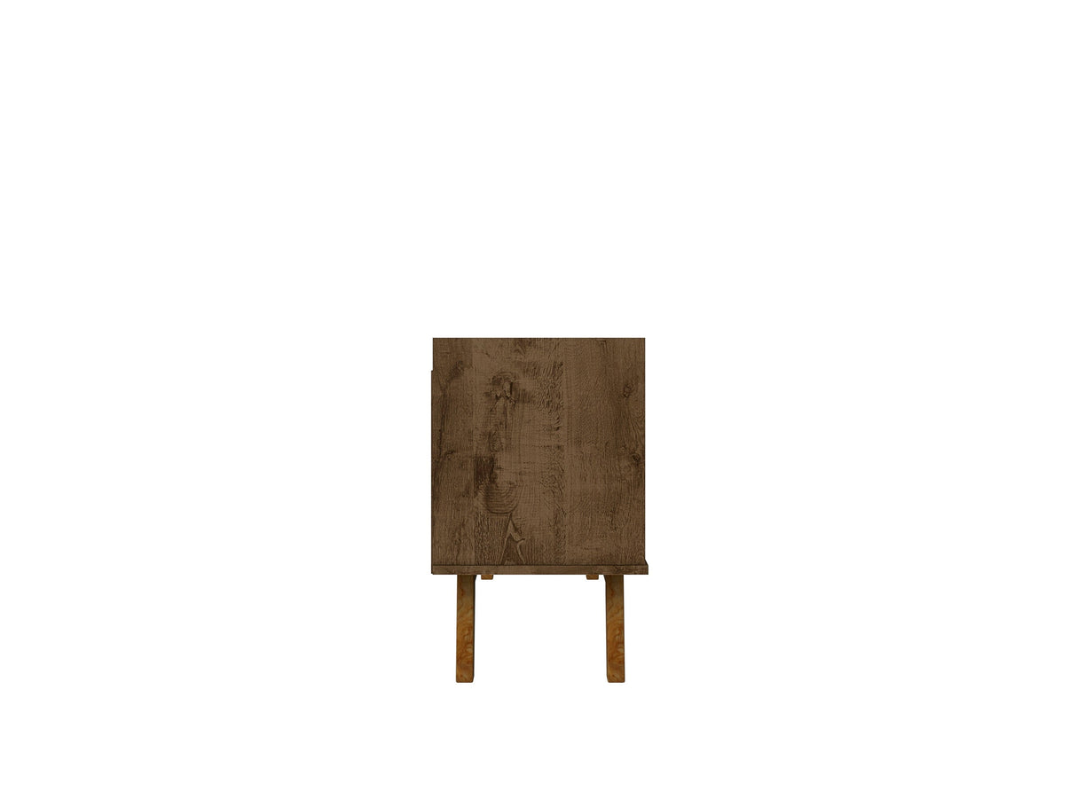 Marcus 53.14 TV Stand in Rustic Brown by Manhattan Comfort at Eve Furniture