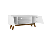Marcus 53.14 TV Stand in White by Manhattan Comfort at Eve Furniture
