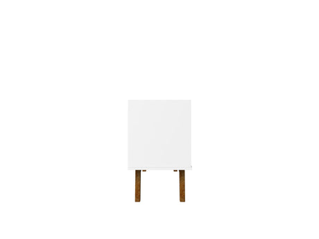 Marcus 53.14 TV Stand in White by Manhattan Comfort at Eve Furniture