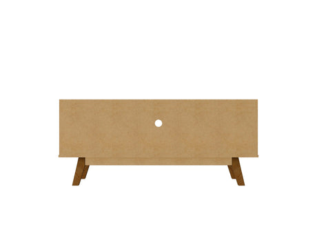 Marcus 53.14 TV Stand in White by Manhattan Comfort at Eve Furniture