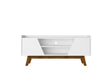 Marcus 53.14 TV Stand in White by Manhattan Comfort at Eve Furniture