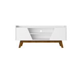 Marcus 53.14 TV Stand in White by Manhattan Comfort at Eve Furniture