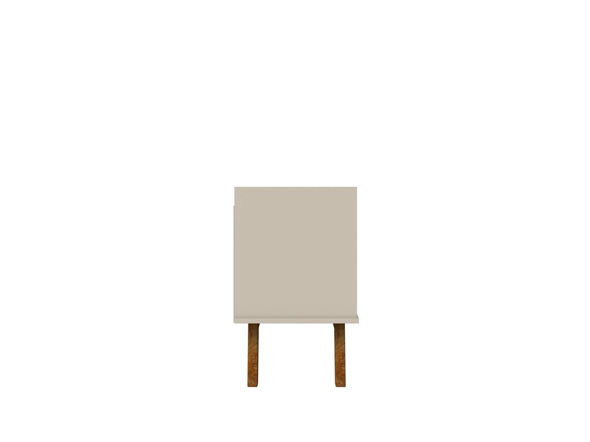 Marcus 62.99 TV Stand in Greige and Nature by Manhattan Comfort at Eve Furniture
