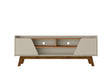 Marcus 62.99 TV Stand in Greige and Nature by Manhattan Comfort at Eve Furniture