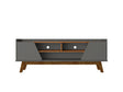 Marcus 62.99 TV Stand in Grey and Nature by Manhattan Comfort at Eve Furniture