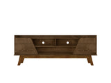 Marcus 62.99 TV Stand in Rustic Brown by Manhattan Comfort at Eve Furniture