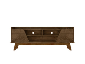 Marcus 62.99 TV Stand in Rustic Brown by Manhattan Comfort at Eve Furniture