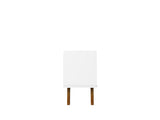 Marcus 62.99 TV Stand in White by Manhattan Comfort at Eve Furniture