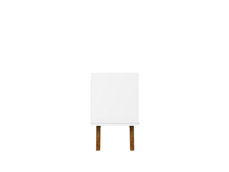 Marcus 62.99 TV Stand in White by Manhattan Comfort at Eve Furniture