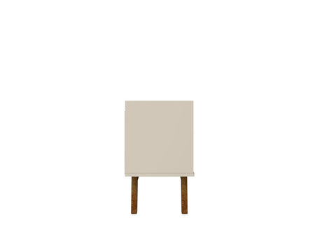 Marcus 70.86 TV Stand in Greige and Nature by Manhattan Comfort at Eve Furniture