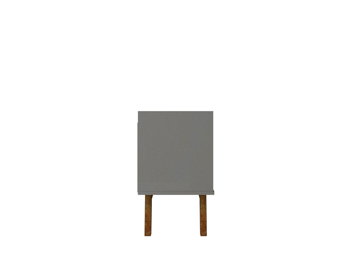 Marcus 70.86 TV Stand in Grey and Nature by Manhattan Comfort at Eve Furniture