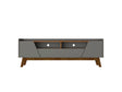 Marcus 70.86 TV Stand in Grey and Nature by Manhattan Comfort at Eve Furniture