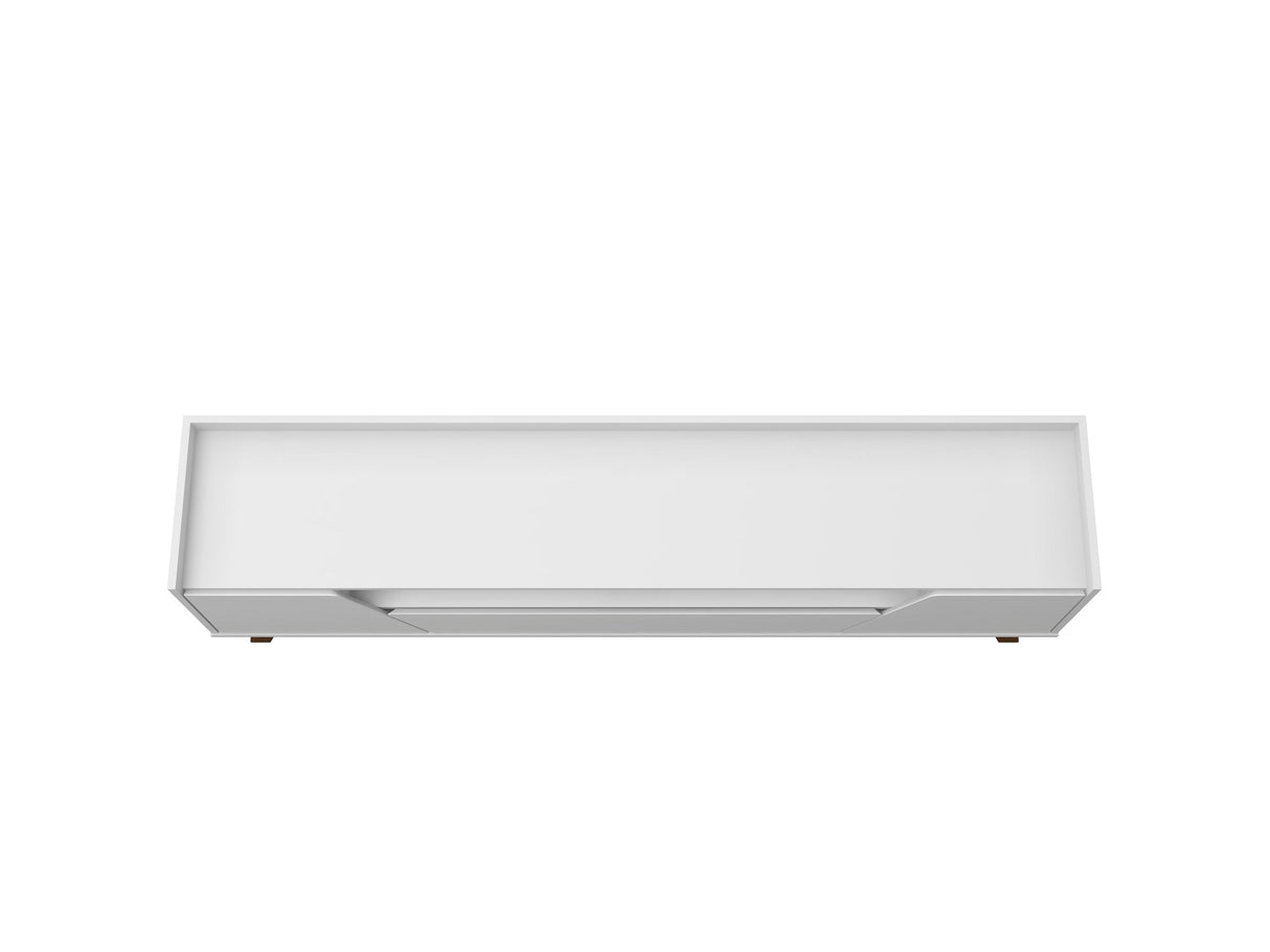 Marcus 70.86 TV Stand in White by Manhattan Comfort at Eve Furniture