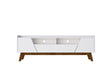 Marcus 70.86 TV Stand in White by Manhattan Comfort at Eve Furniture