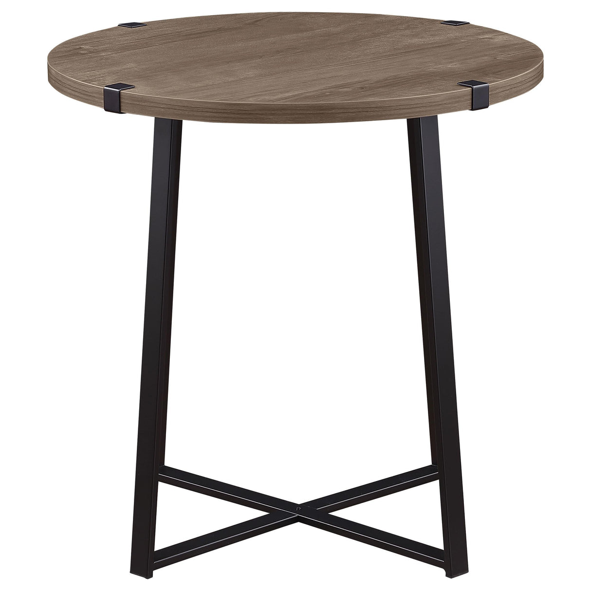Marcus Gray Round Engineered Wood Side End Table by Coaster at Eve Furniture