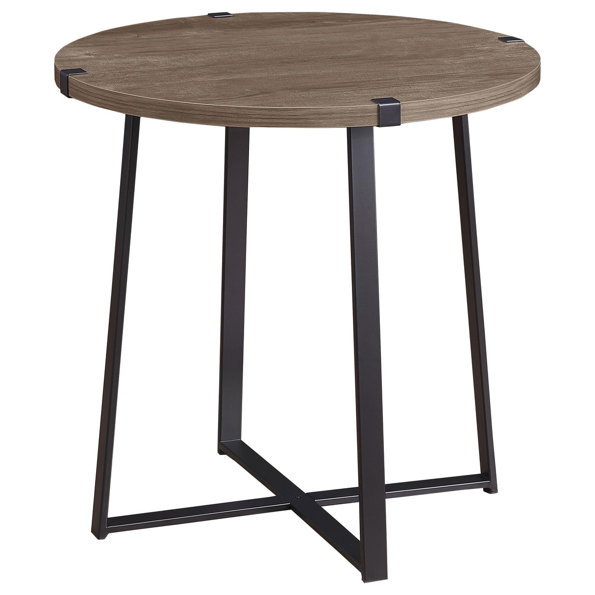 Marcus Gray Round Engineered Wood Side End Table by Coaster at Eve Furniture