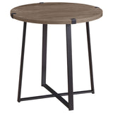 Marcus Gray Round Engineered Wood Side End Table by Coaster at Eve Furniture