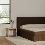 Maren Brown King Bed by MOES at Eve Furniture