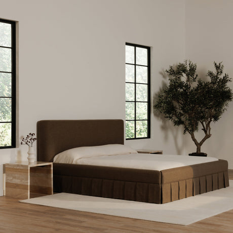 Maren Brown King Bed by MOES at Eve Furniture