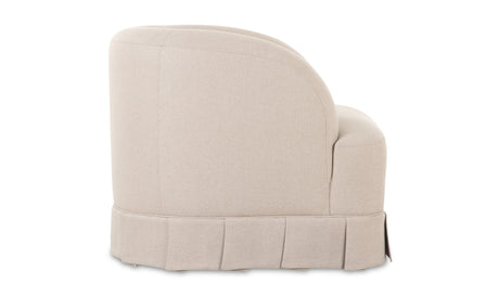 Maren Swivel Chair Beige by Moe's Home at Eve Furniture