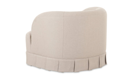 Maren Swivel Chair Beige by Moe's Home at Eve Furniture
