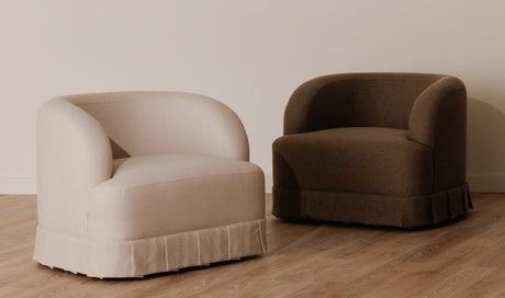 Maren Swivel Chair Beige by Moe's Home at Eve Furniture