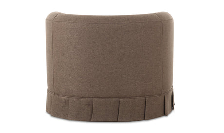 Maren Swivel Chair Brown by Moe's Home at Eve Furniture