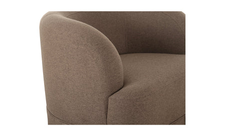 Maren Swivel Chair Brown by Moe's Home at Eve Furniture