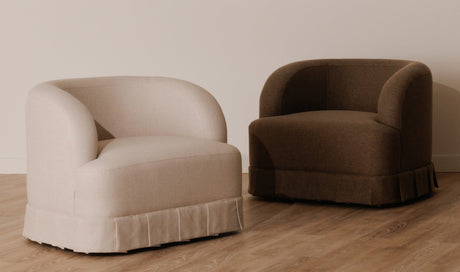 Maren Swivel Chair Brown by Moe's Home at Eve Furniture