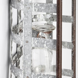 Margaret Wall Mounted Basket w Glass Bottle for Botanicals or Floral by Mercana at Eve Furniture