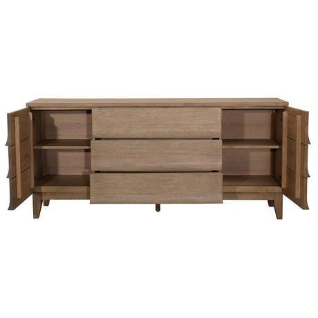 Margaux Sideboard, Natural by Dovetail at Eve Furniture