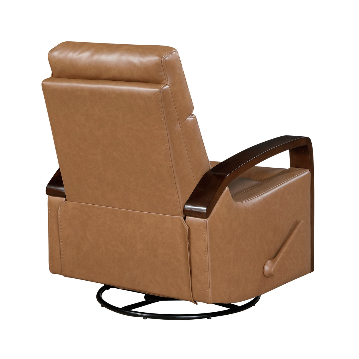 Margerie Camel Swivel Glider Reclining Chair