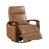 Margerie Camel Swivel Glider Reclining Chair