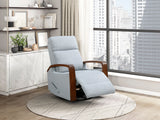 Margerie Gray Swivel Glider Reclining Chair