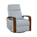 Margerie Gray Swivel Glider Reclining Chair