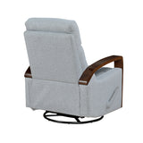 Margerie Gray Swivel Glider Reclining Chair