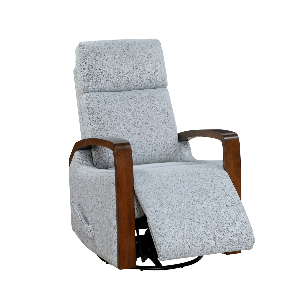 Margerie Gray Swivel Glider Reclining Chair