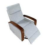Margerie Gray Swivel Glider Reclining Chair