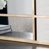 Margo Antique Gold Wall Mirror by Crestview at Eve Furniture